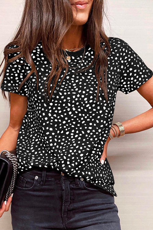 Karladress Short Sleeve Printed Sweet T-shirt