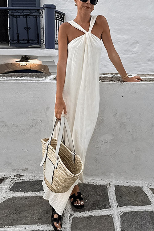 Karladress Chic Sleeveless Flowy Maxi Holiday Dress