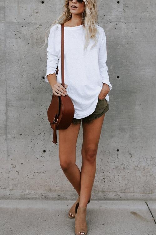 Karladress Long Sleeve Plain T-shirt