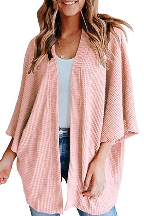 Karladress 3/4 Sleeve Kimono Cardigan